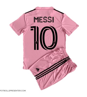 Inter Miami Lionel Messi #10 Hemmatröja Barn 2023-24 Kortärmad (+ korta byxor)